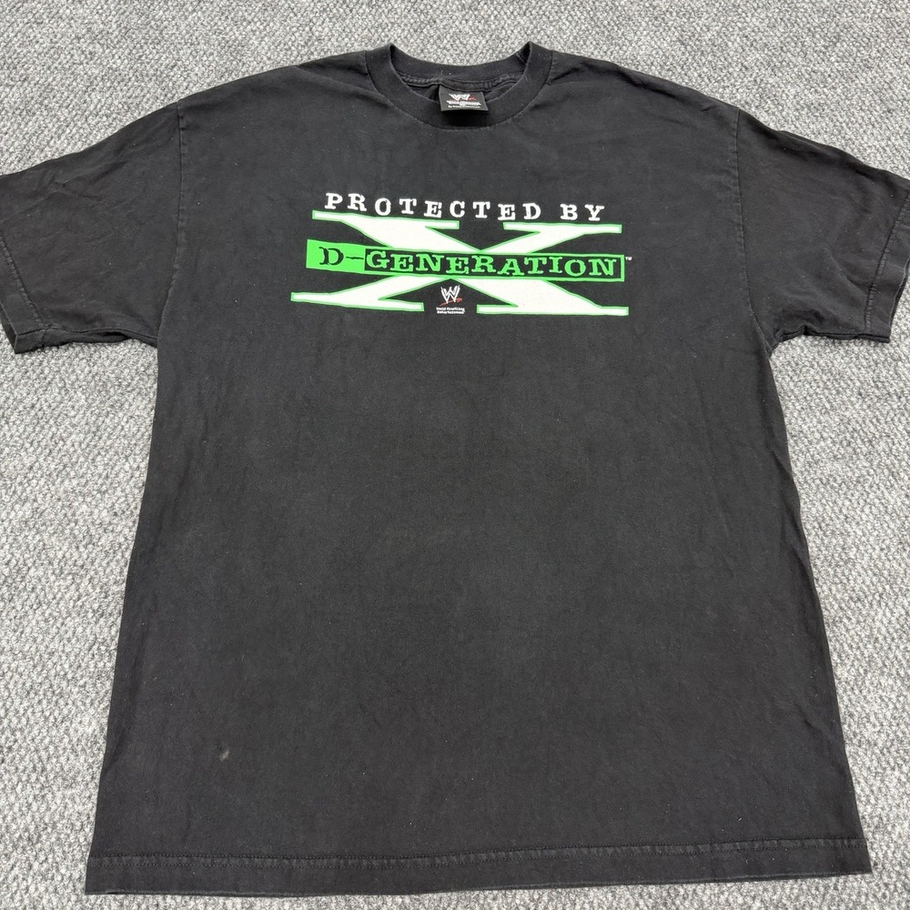 Vintage D-Generation X WWE WWF T-Shirt Tee Size XL Wrestling Triple H Y2K - Picture 2 of 9